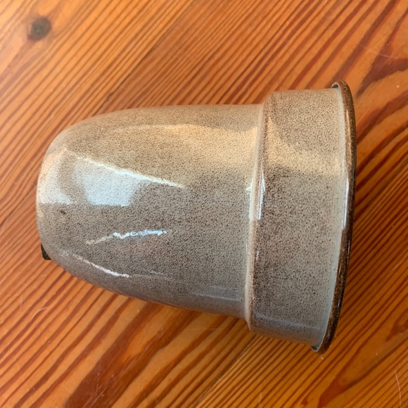 Gray Ceramic Plant Pot - Picture 2 of 3